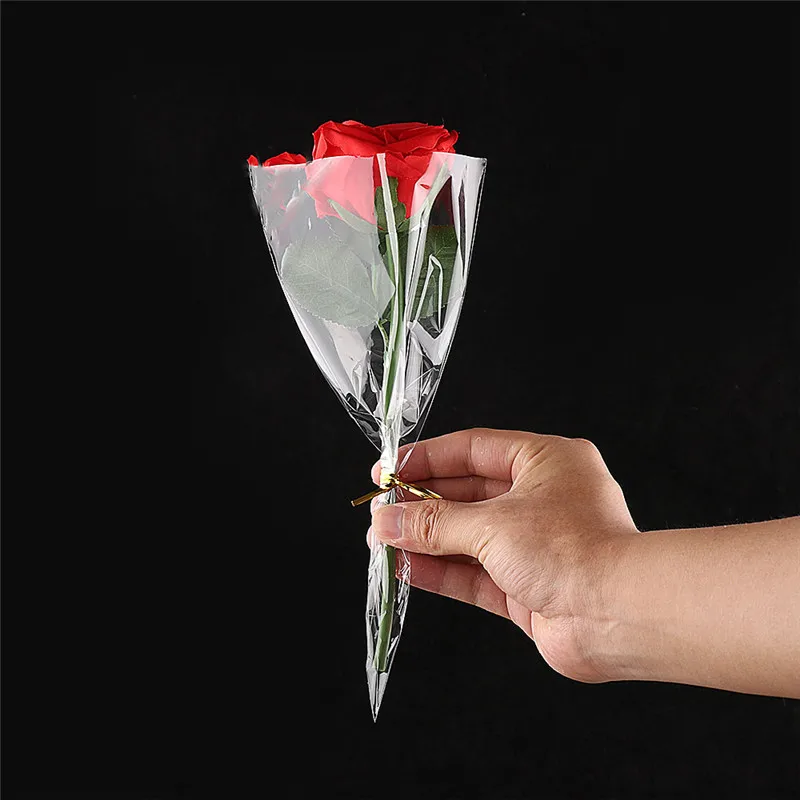 

50pcs/pack Clear Cellophane Packing Bags with Twist Ties Party Gift Chocolate Sweet Popcorn Halloween Christmas Candy Bags