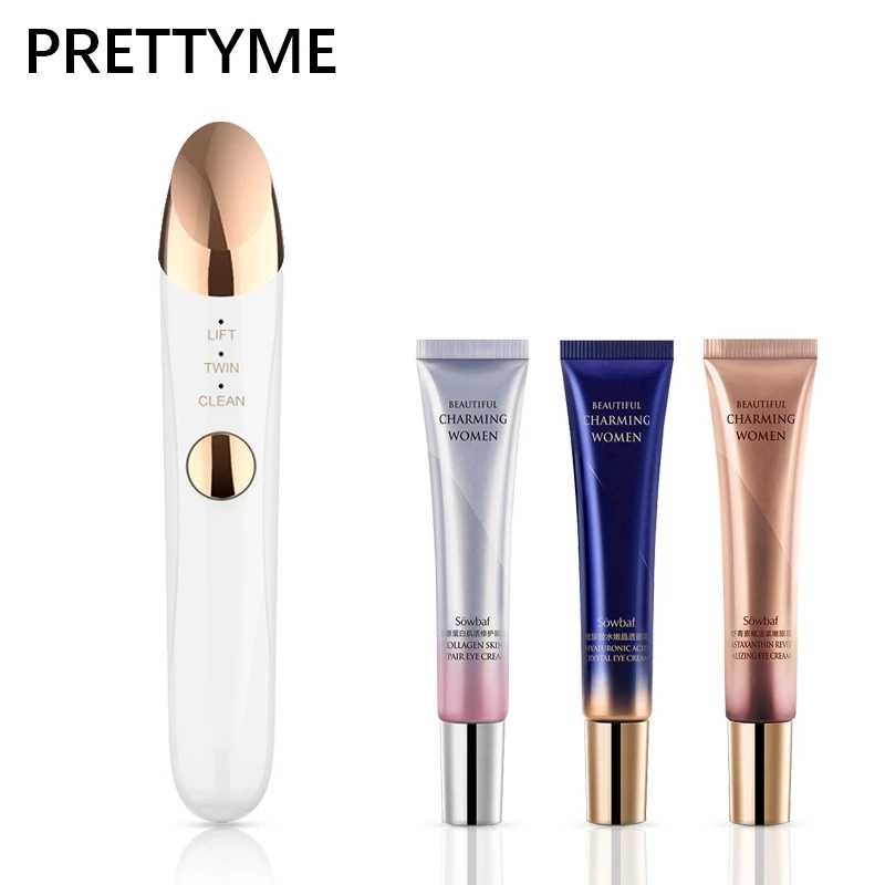 Электрический массажер для лица PRETTYME ионно Восстанавливающий инструмент