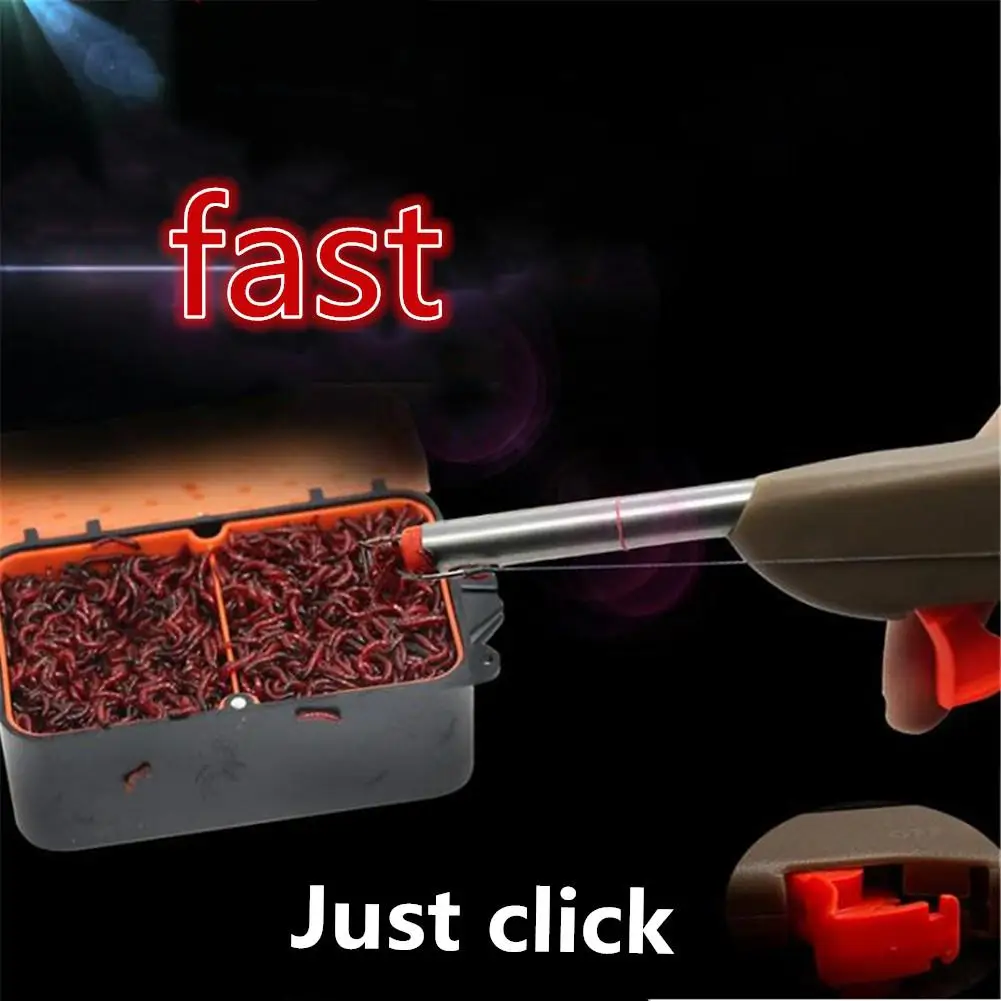 

Multi-functional Stainless Steel Red Worm Fishing Bait Device