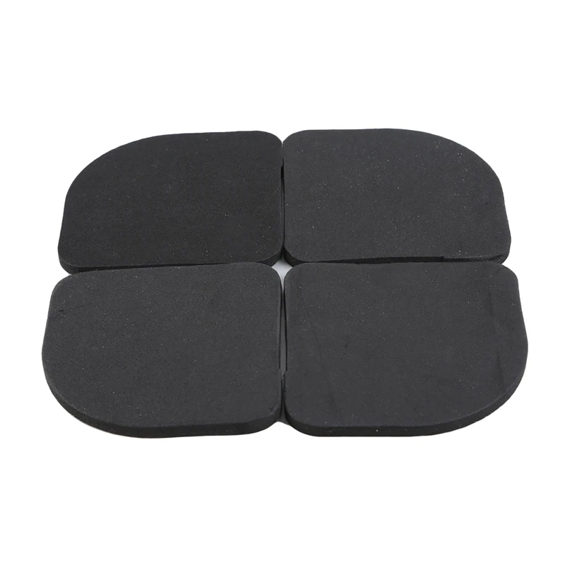 Furniture Pads Washing Machine Shock Pads Non-slip Mats Refrigerator Anti-vibration Pad For Household Supplies - Цвет: Black