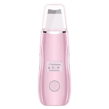 

Ultrasonic Ion Deep Cleaning Skin Scrubber Peeling Shovel Facial Pore Cleaner Blackhead Remover Face Lifting Usb Rechargeable