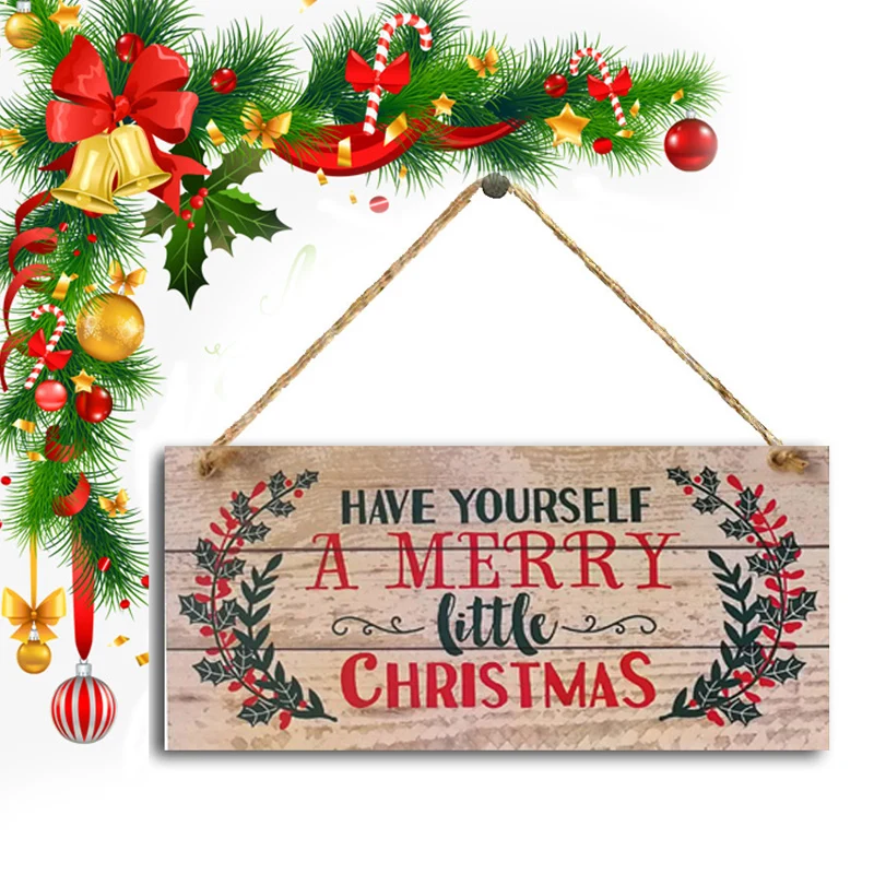 Closed For Christmas 2022 Office Signs 1Pc Christmas Wooden Door Hanging Sign Christmas Tree Decorations Home  Wooden Pendant 2022 Navidad Gift|Pendant & Drop Ornaments| - Aliexpress