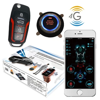 

cardot 4g gps Smart Pke Keyless Entry Remote Starter engine Start Stop Car Alarm