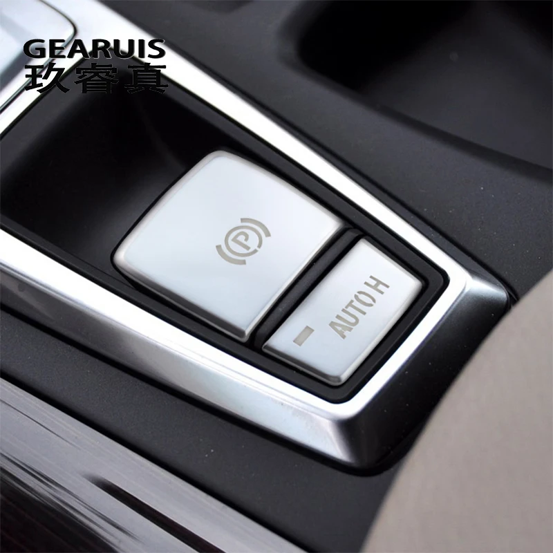 

Автостайлинг для BMW X5 X6 E70 E71 x5m x6m центральный ручной тормоз Авто H кнопки переключения крышка наклейки отделка интерьер авто аксессуары