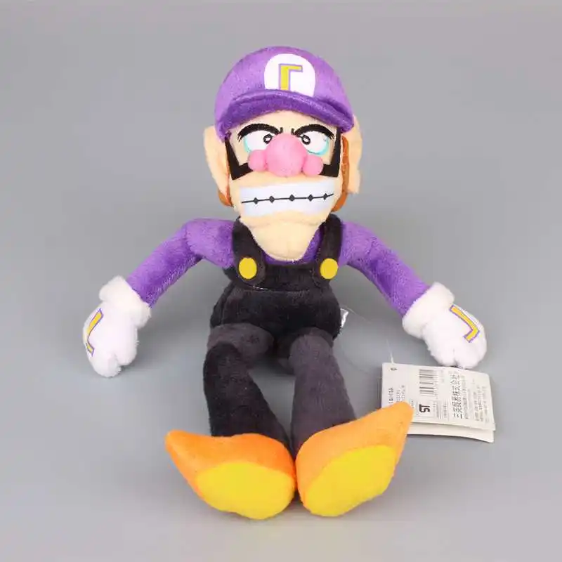 18-28 см Супер Марио цифры Марио и Луиджи особняк Waluigi плюшевая WARIO куклы игрушки для детей для маленьких детей подарок на день рождения - Цвет: 28cm Waluigi