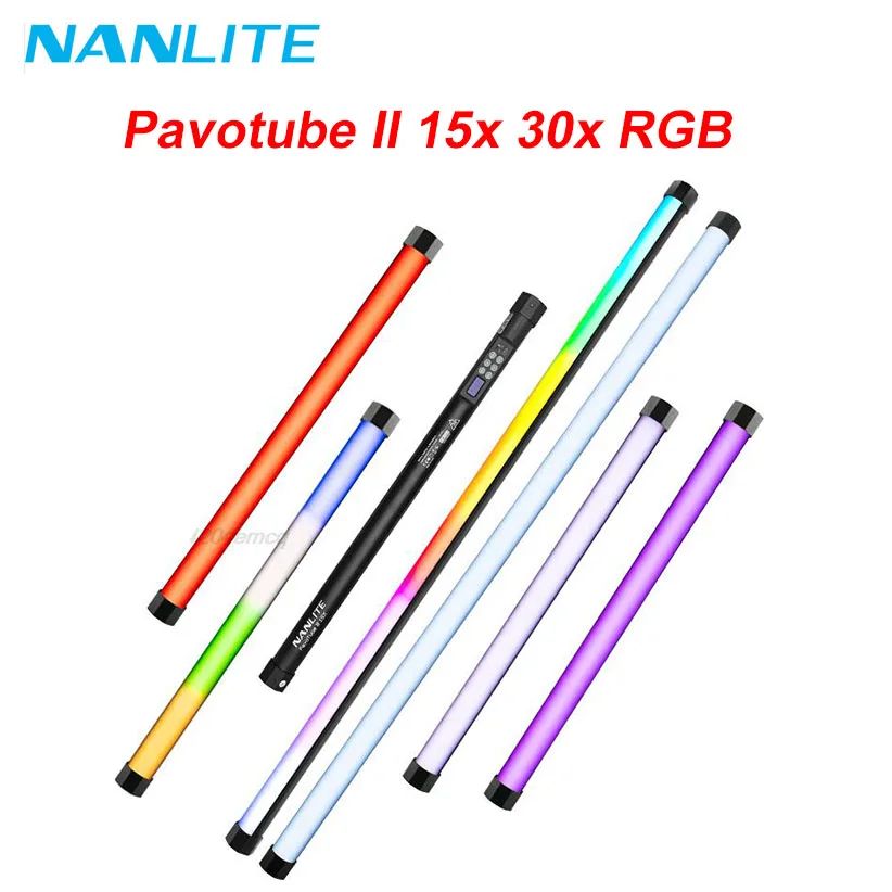 Nanlite Pavotube Ii 15x 30x Led Tube Light Rgb Light Stick Full Color