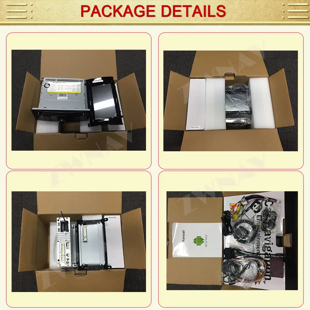 Carplay For 2004 2005 2006 2007 2008 2009 2010 Peugeot 407 Android Stereo Multimedia Player GPS Audio Radio Recorder Head Unit