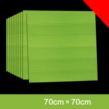 

10pcs New 3D Wooden Wall Sticker Self-adhesive Wallpaper 3D Wall Stickers Home Decoration Waterproof Anti-collision Wallpaper