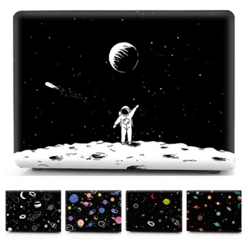 

Glitter Case for Macbook Air 13 A2179 2020 Cute Clear Astronaut Space Spaceship Cover for Mac book Air 13 A1932 2018 A1466 A1369
