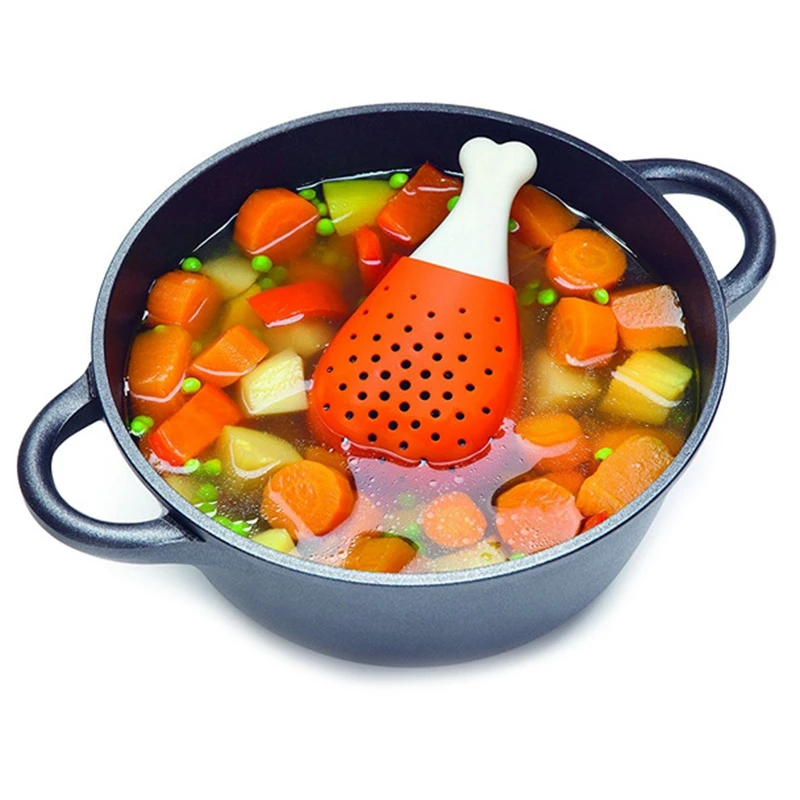Голень формы силиконовые травы и специи Infuser куриные ноги Силиконовый Фильтр для