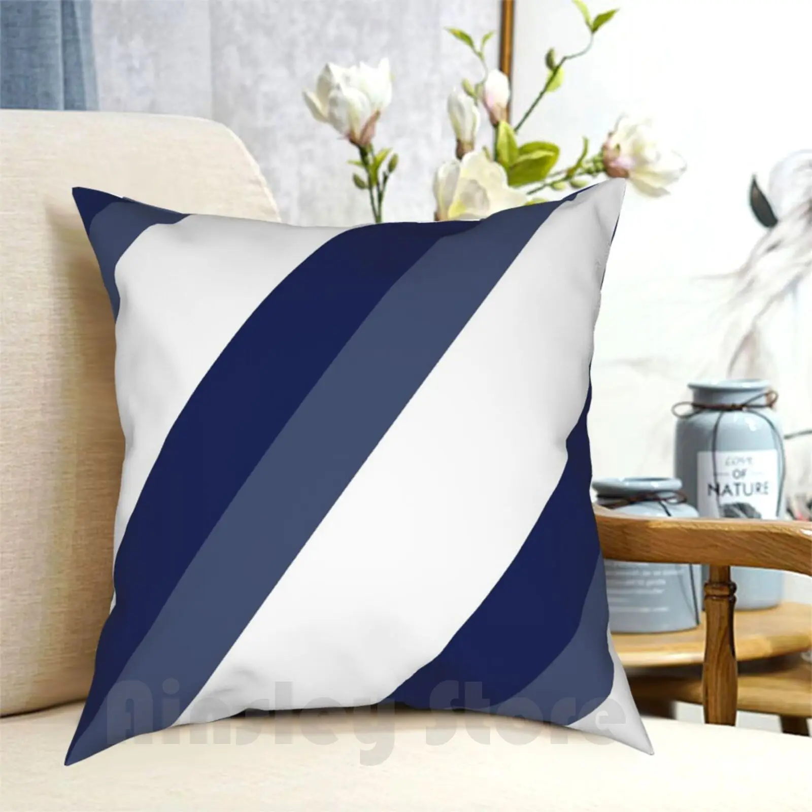 

Spurs Pillow Case Printed Home Soft DIY Pillow cover Colours Football Footy Sport Soccer Park Pattern Bar Stripe Stripes