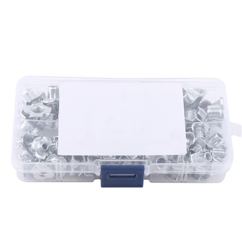 

90PCS/Lot Zinc Plated Carbon Steel M3/M4/M5/M6/M8 Four Pronged T Nuts Blind Inserts Nut For Wood Furniture