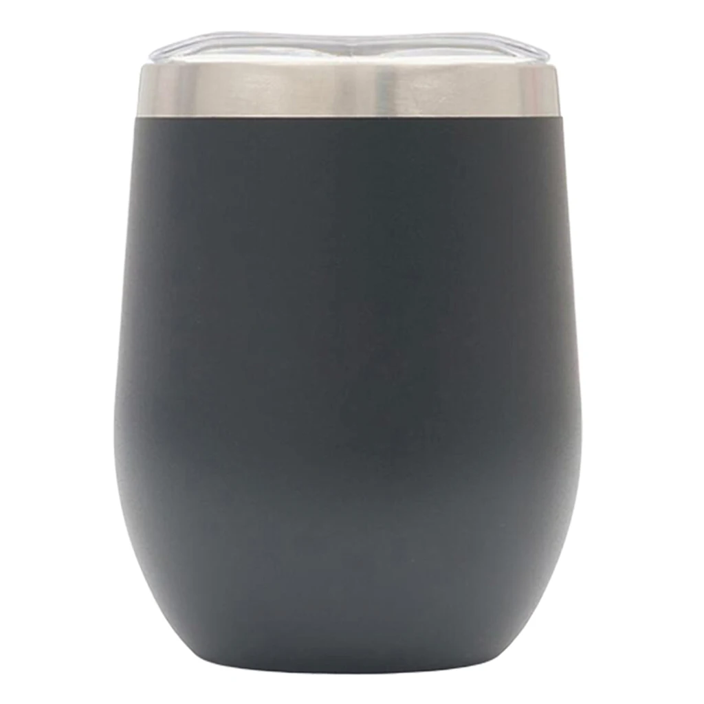 12oz Stainless Steel Tumbler Mug Wine Beer Juice Water Mug Children Eggshell Shape Vacuum Cup Insulated Cup Coffee Mug