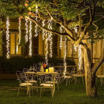 

4mx1.5m connectable led festoon string fairy light garland Christmas light string tree outdoor garden party wedding decoration