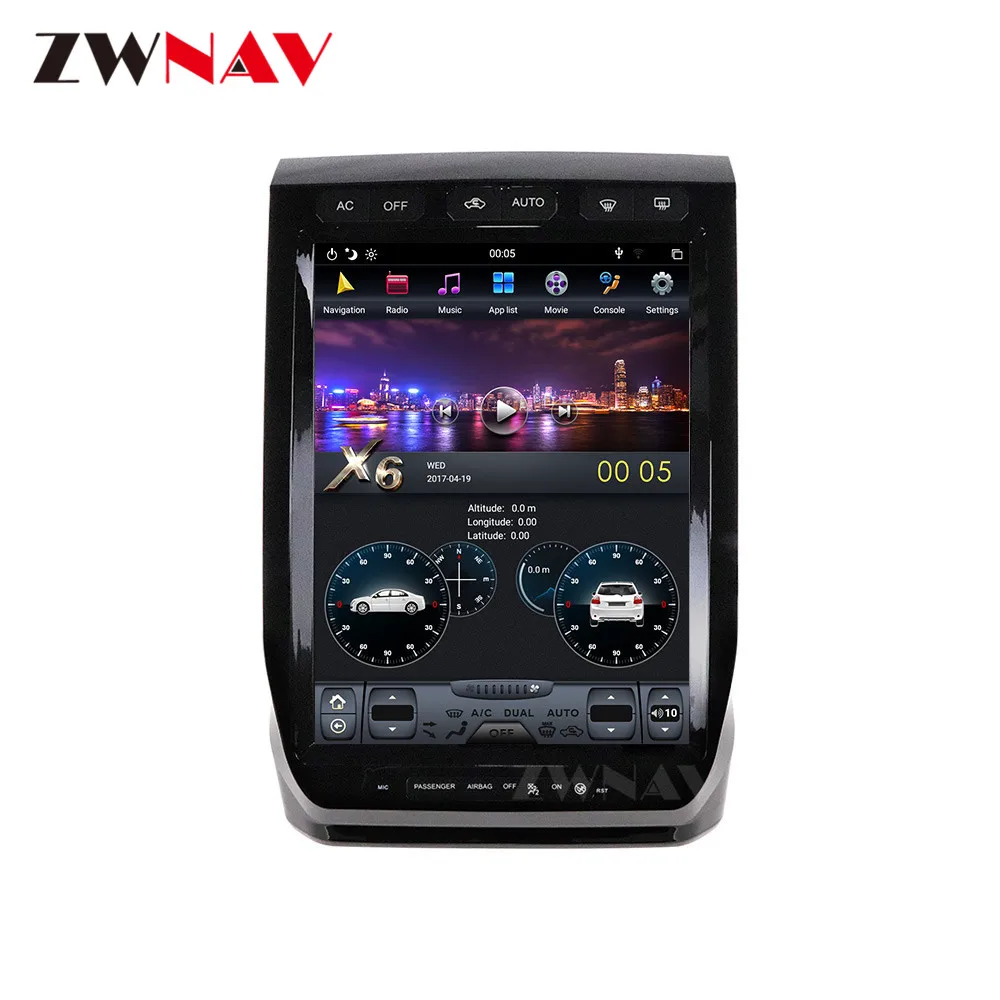 1" PX6 Android 8,1 64+ 4G Tesla с DSP Carplay Автомобильный мультимедийный плеер стерео для Ford F150- авто радио gps навигация