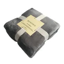 70*110 см одеяло Коралловое флисовое маленькое одеяло однослойное толстое теплое студенческий лист цельное офисное зимнее одеяло