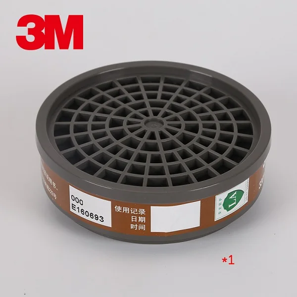 3301-1pc 3M 3200, промышленный респиратор, противогаз для распыления краски, химический формальдегид, фильтр с активированным углем, Пыленепроницаемая полумаска для лица - Цвет: 3301-1pc