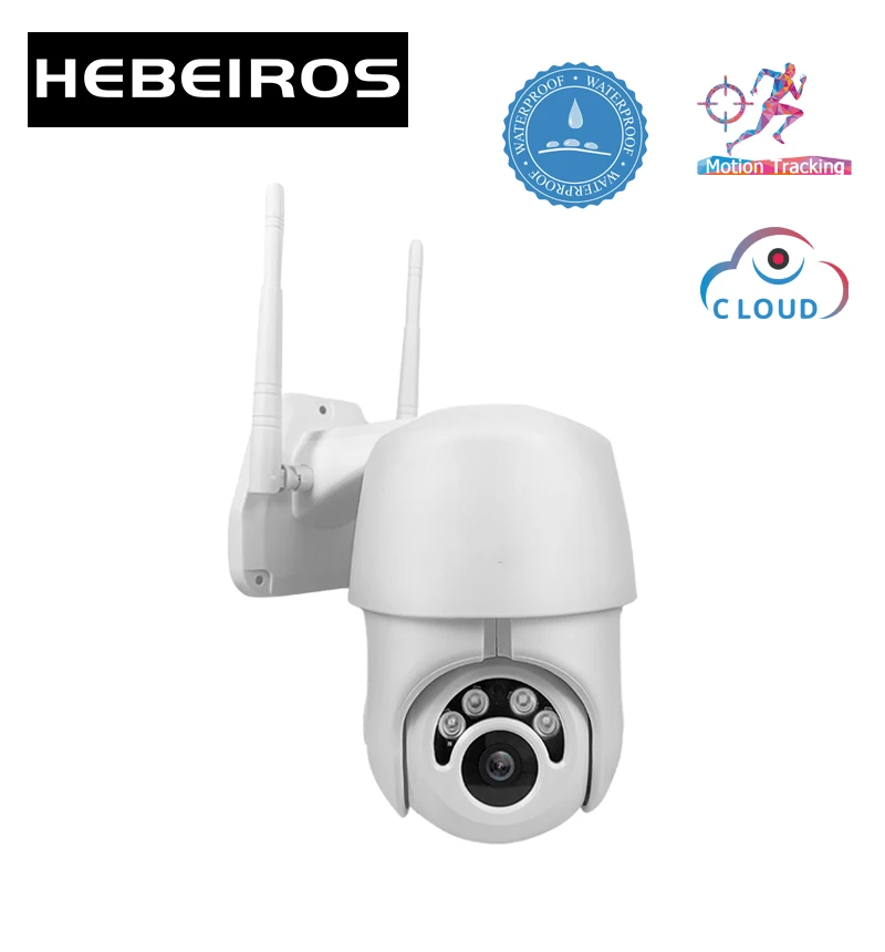 Hebeiros IP66 Водонепроницаемая HD 1080 P P2P ONVIF Wi Fi IP PTZ камера интеллектуальное