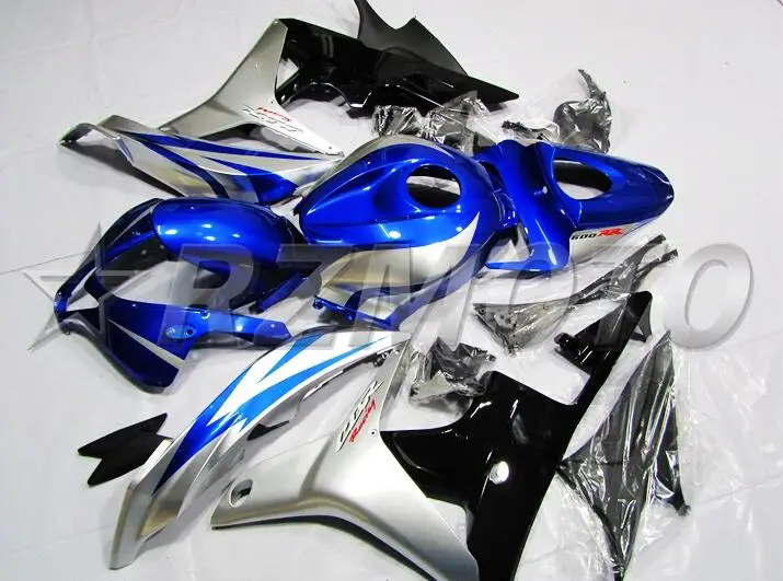 

Injection Mold New ABS Motorcycle Full Fairing Kit Fit For Honda CBR600RR 600 07 08 F5 2007 2008 Fairings set blue silver cool