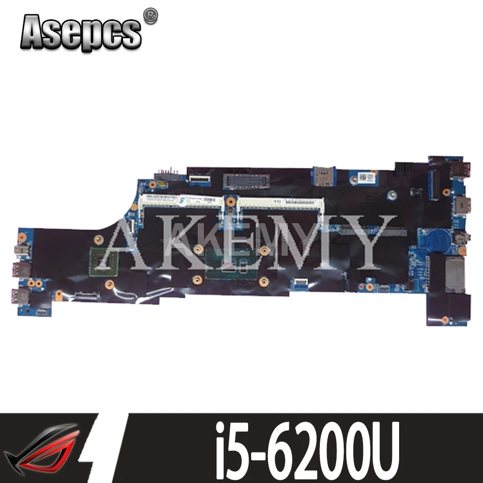 Akemy для Lenovo ThinkPad T560 W560S P50S материнская плата ноутбука FRU: 01AY303 с 2 ГБ GPU i5