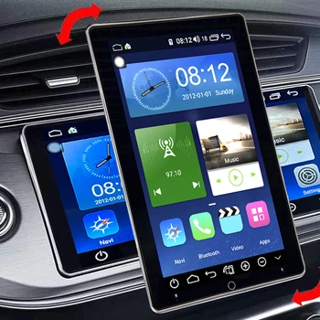 

Android 10.1" 8 core universal auto rotation Tesla style vertical screen car multimedia radio gps navigation player for all car