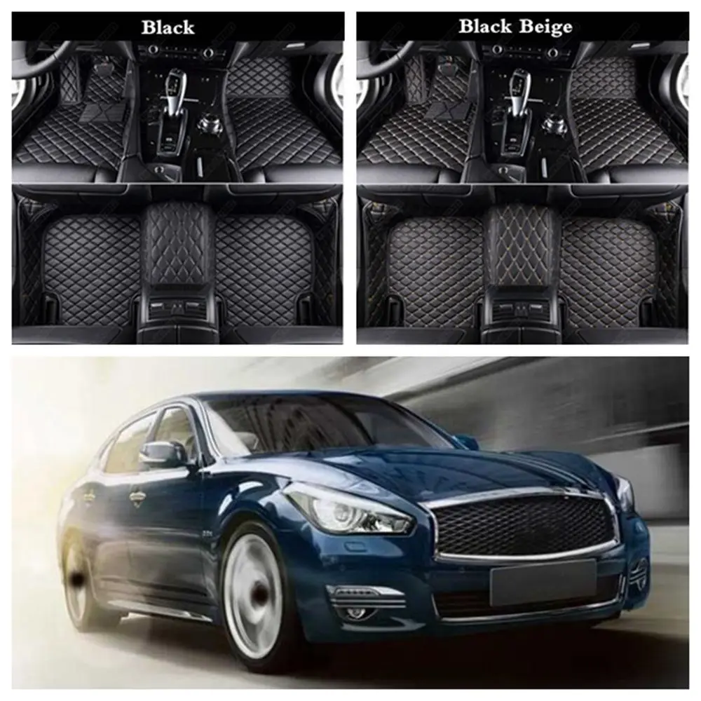 Custom Car Floor Mats For Infiniti Qx70 Qx80 Esq Q50l Q60 Q70l M35 G37 G25 Q50 Fx35 Ex35 Jx35