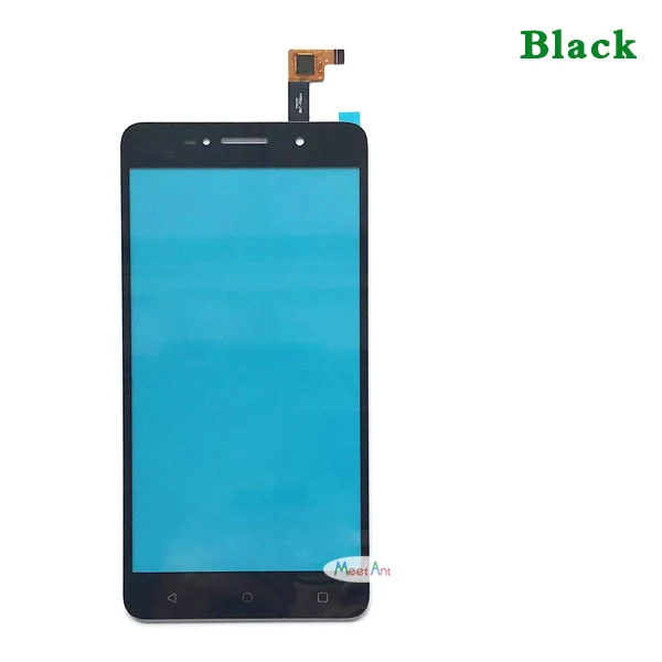 10 шт./лот 6," для Alcatel One Touch Pixi 4 OT-8050D OT8050 8050D 8050 сенсорный экран дигитайзер сенсор внешняя стеклянная панель объектива - Цвет: Черный