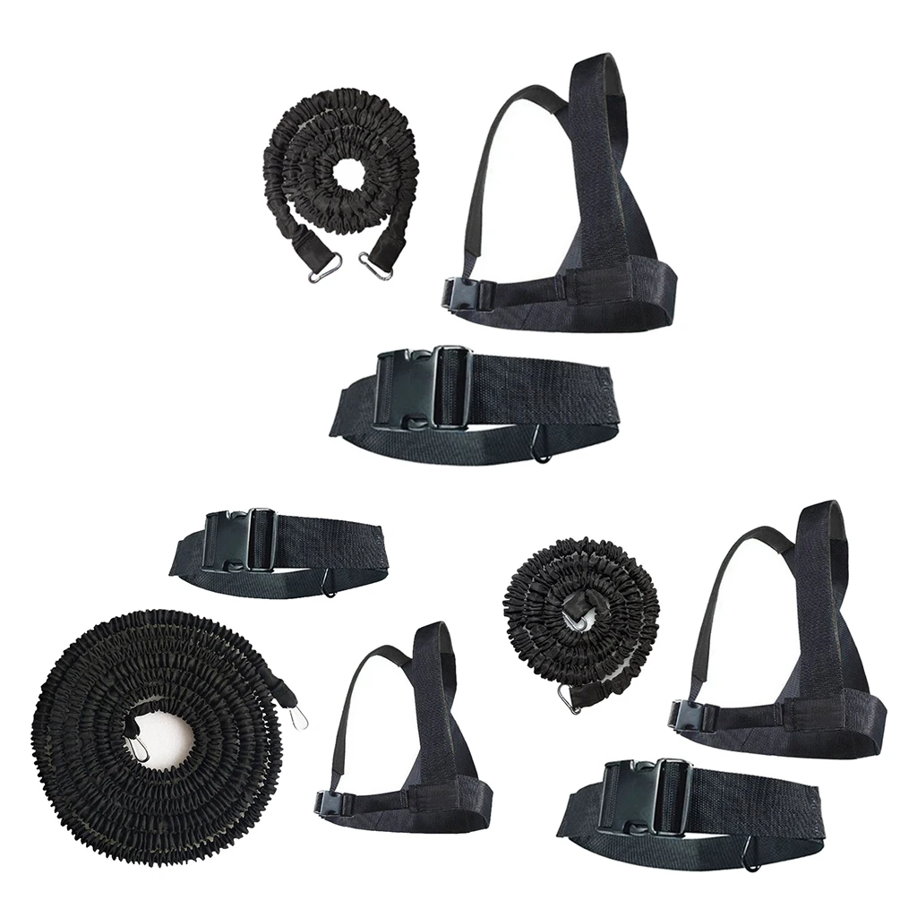 Fitness Exercise Weight Speed Resistance Sled Harness Pull Strap Belt Football