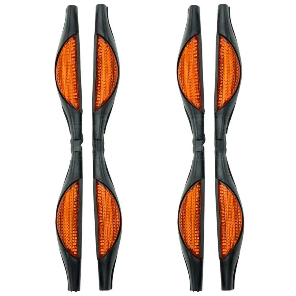 Car Door Protectors Reflectors Door Guards Prevent Scratches Protect Edges Yellow Waterproof Anti-collision Strip 4/2PCS car door edge guards,car door anti collision strip,car door protector,car door edge protector,car door rubber protector