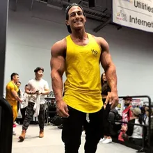 Новинка, Стильная Спортивная майка для бега, мужская майка для фитнеса без рукавов, однотонная Базовая рубашка