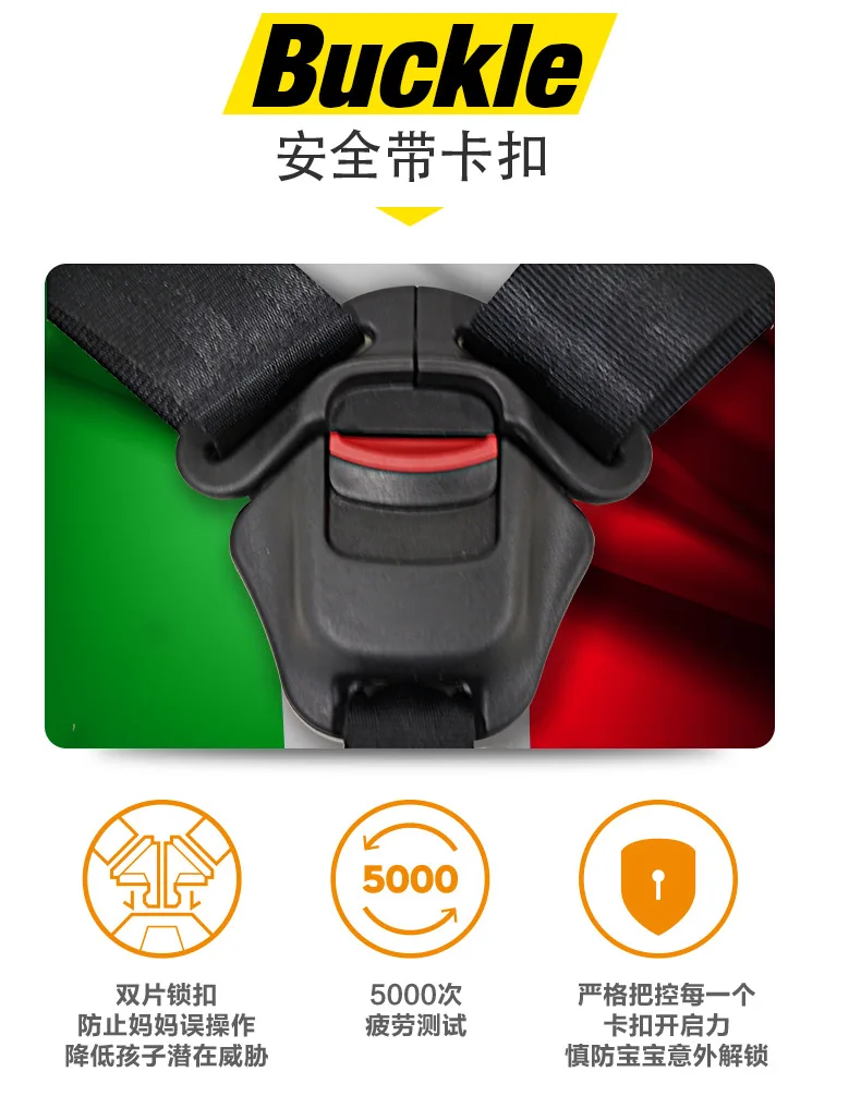 Baby car seat with booster seat/Portable Removable newborn car seat/cheap kids car seat