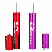 2 шт. катушка мастер обмотки инструмент Kuro Koiler концепции джиг строитель RDA намотки РБА фиолетовый CW-30 и красный CW-25