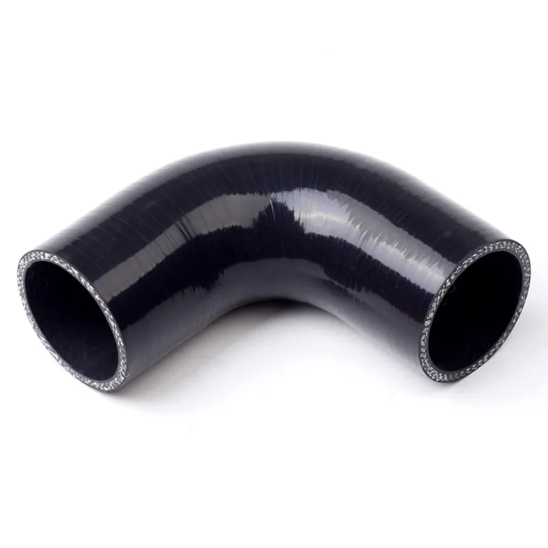 Silicone Elbow Hose 45 Degree 38 51 57 63 70 76 83 89 102MM Rubber Joiner Bend Tube for Turbo Cold Air Intake Connection