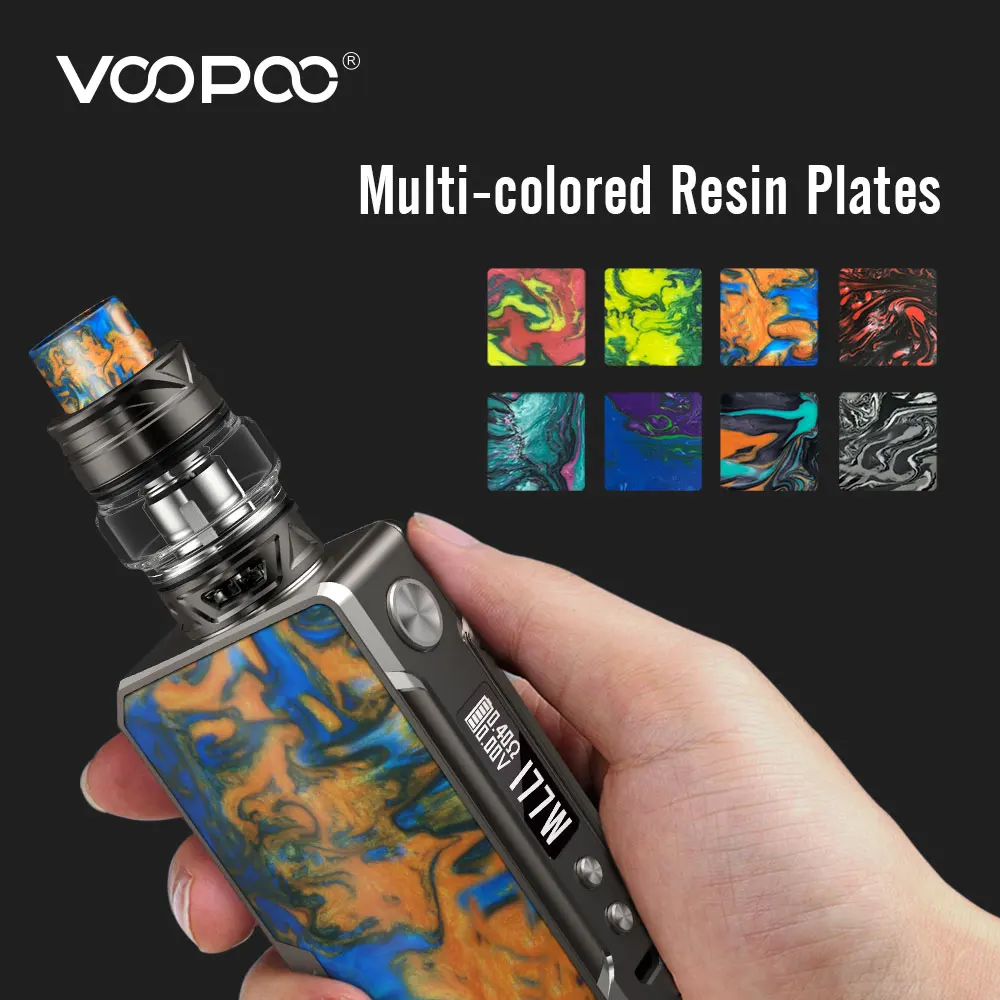 Preise 177W VOOPOO DRAG 2 Platin Mod Vape Kit 5ml Uforce T2 Tank Vape Mods Elektronische Zigarette No18650 Batterie vaper Mod Verdampfer