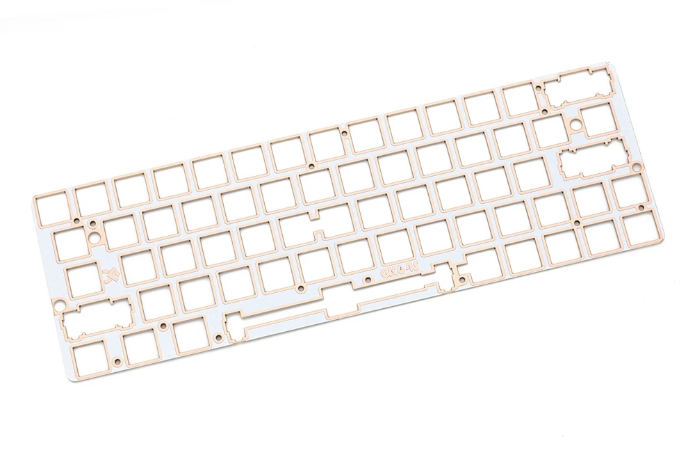 Suporte de Placa de Fibra de Vidro para Teclado Suporte para Teclado Mecânico de Alumínio Gk64 Gk64s Xd64 Xd60 Somente para Montagem de Placa Estabilizador 60 - Imagem 5