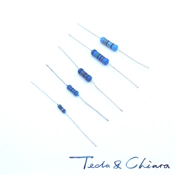 

100Pcs 510R 560R 620R 510Ohm 560Ohm 620Ohm 510 560 620 R Ohm 1W 1% Metal Film Resistor Colored ring Resistance