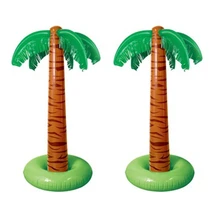 90 см надувные тропические пальмы бассейн украшения для пляжной вечеринки игрушки открытый поставки Q6PD
