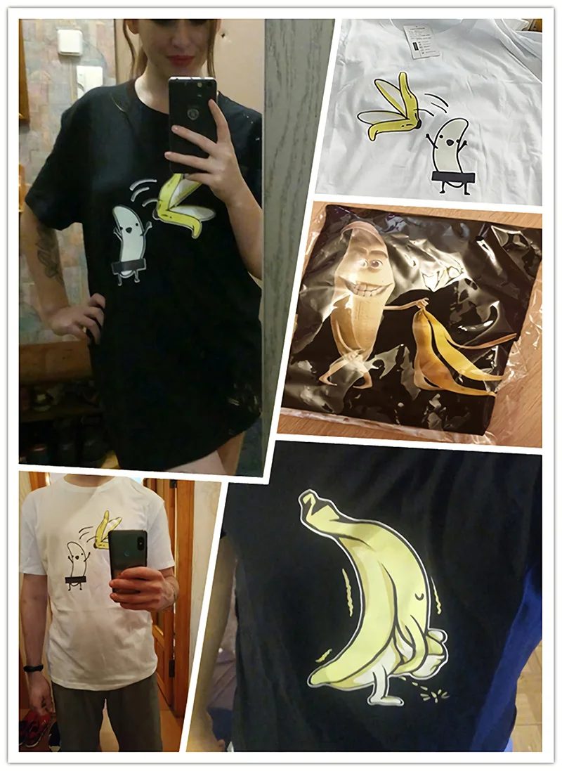 Футболки с бананом, Забавный дизайн, высокое качество, футболка с короткими рукавами, европейский размер, хлопок, Humor, топы, футболки