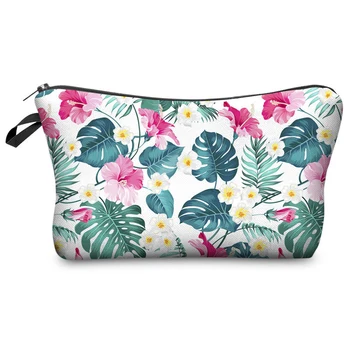 

Cosmetic Bag zipper headset Fashion Women Handbag bags Cute bag Cosmetic Bags 3D digital printing Female Casual phone Storage