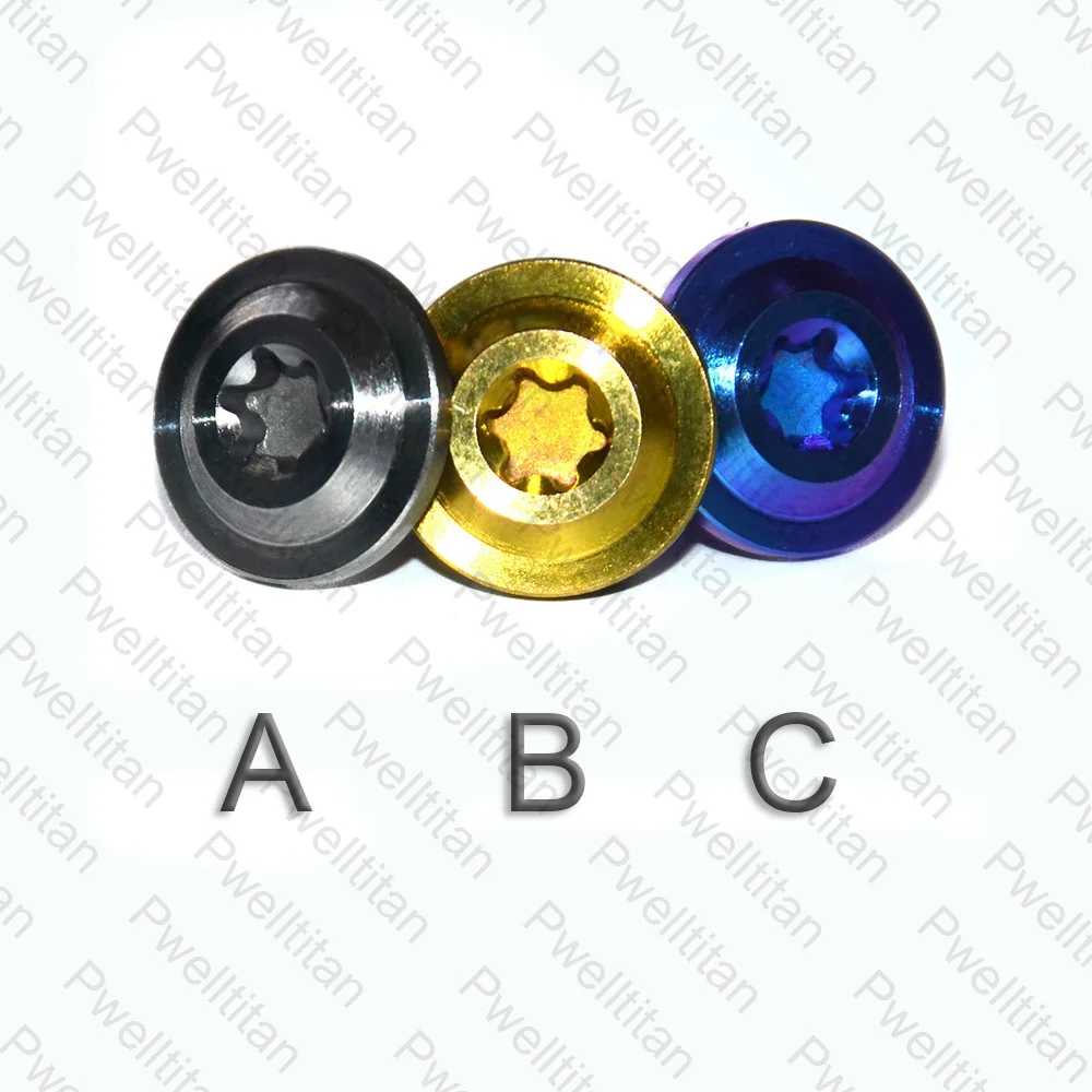 4 Pcs M6 X 12 Grade5 티타늄 볼트 Ti 합금 나사 DIY 우산 T30 Torx 소켓 오토바이 수정 M6 티타늄 볼트