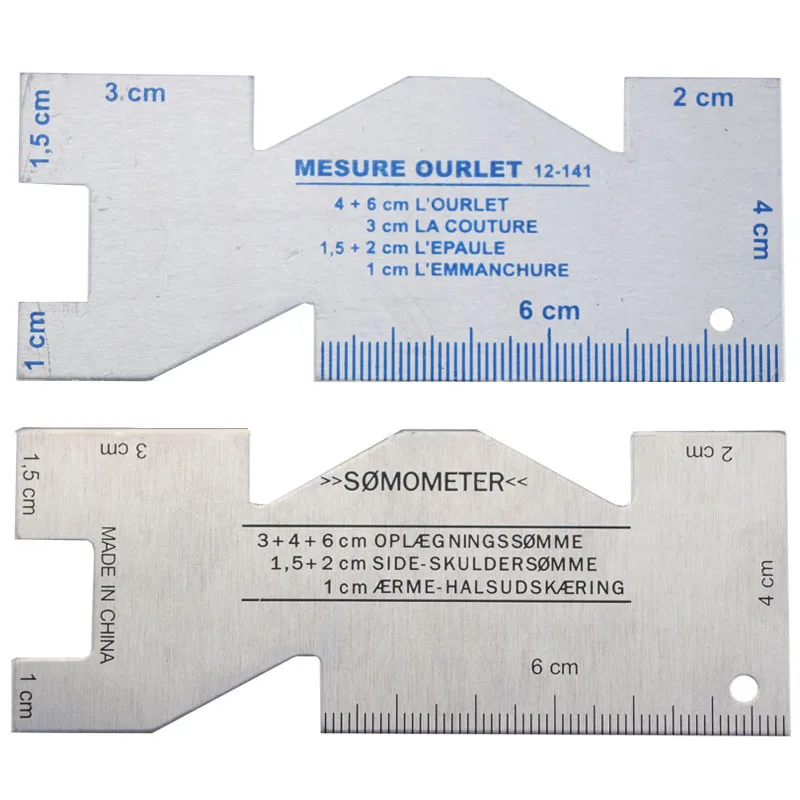 For Garment Proofing Multi-function Quilting Ruler Style A/Style B Seam Measuring Gauge 1Pcs Aluminum Alloy DIY Sewing Craft | Дом и сад