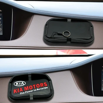 

1pc Car Dashboard Non Slip Grip Pad Phone GPS Holder Mat For KIA K2 K3 K5 Sorento Sportage R Rio Soul cap car styling