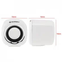 A1 3W мини USB 2,0 сабвуфер колонки с 3,5 мм стерео разъем и питание от USB Поддержка регулятор громкости для ПК/ноутбука/смартфона