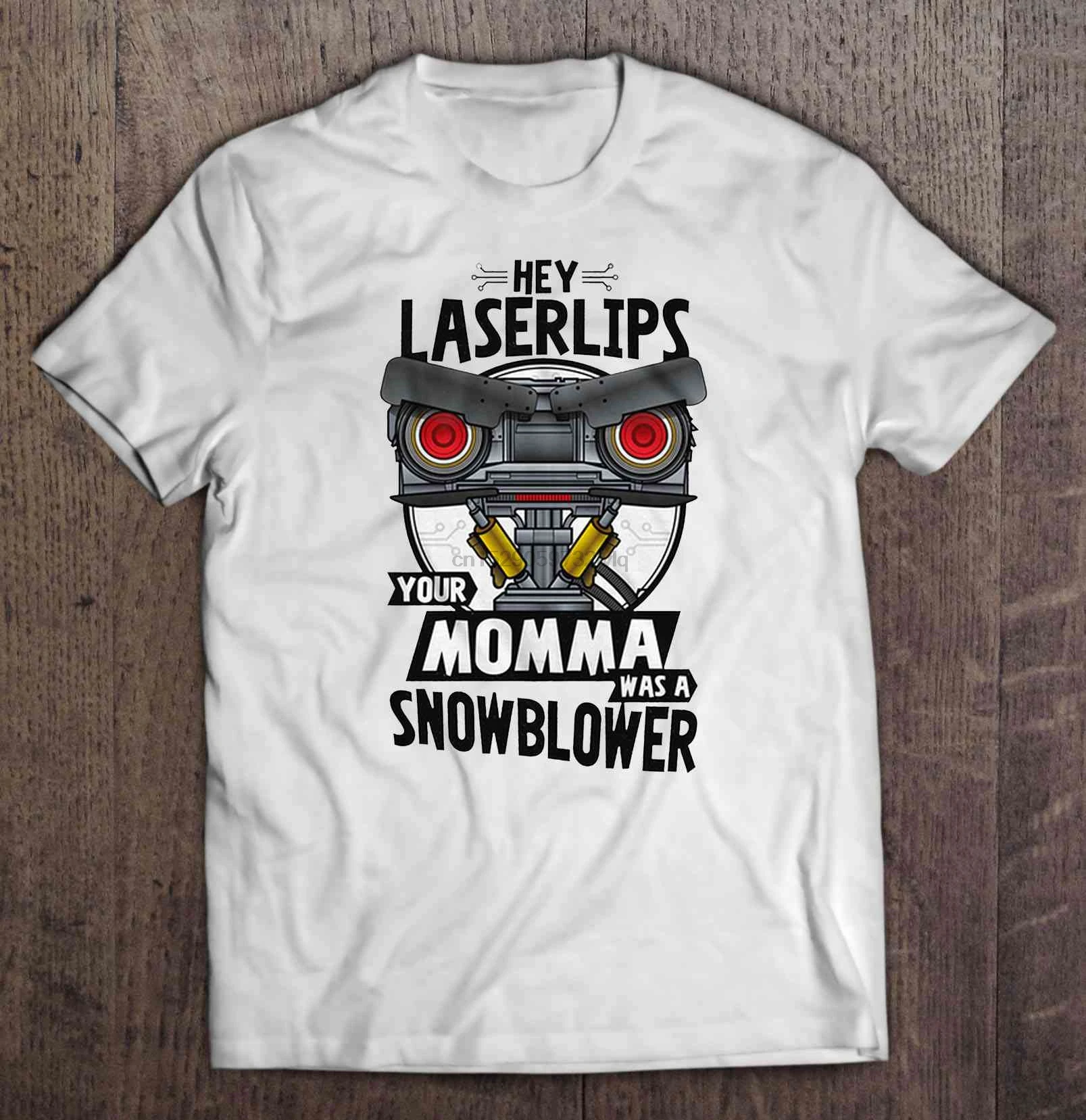 Мужская забавная футболка модная Hey Laserlips женская с надписью Your Momma Was A Snowblower