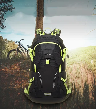 

ANMEILU 20L Waterproof Cycling Backpack Camping Hiking Backpacks Outdoor Sports Climbing Bikepacking with Rain Cover Helmet Net