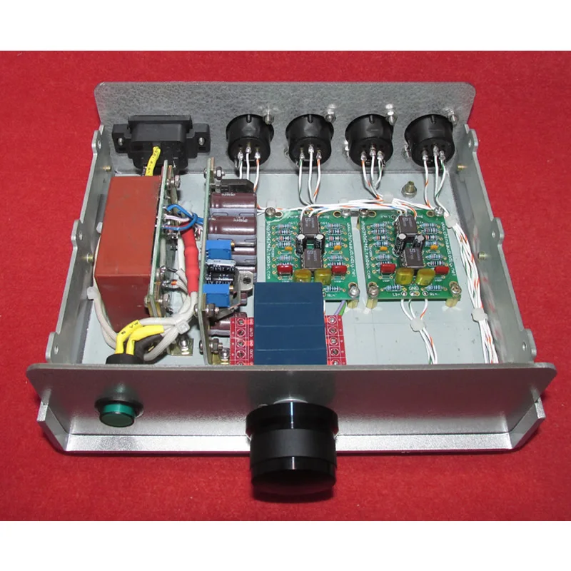 Balanced In And Out Of Preamplifier, Volume Control, 3 Times Amplified