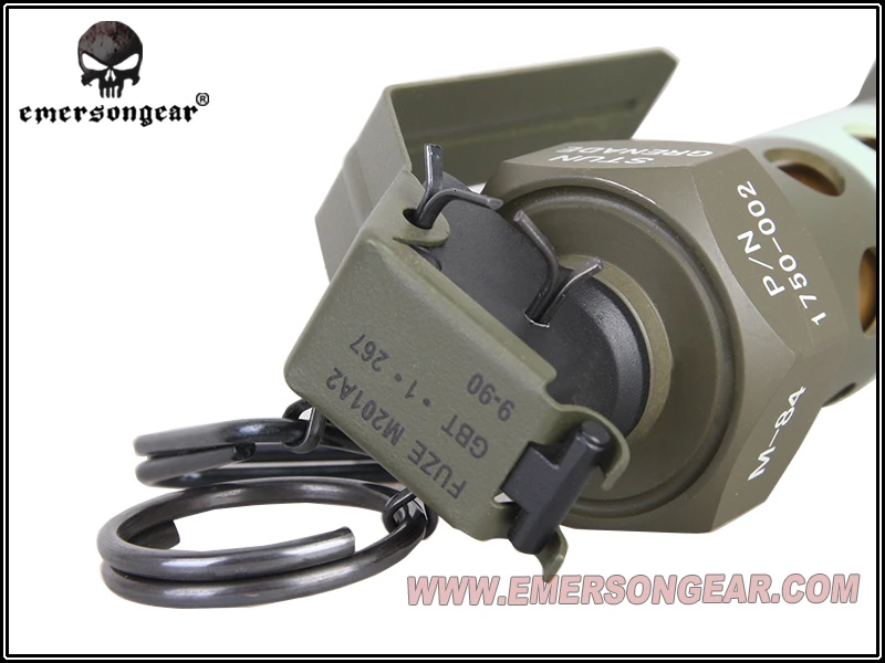 EmersonGear манекен BD M84 граната вспышка бомба 1:1 Модель AEG металлический алюминиевый