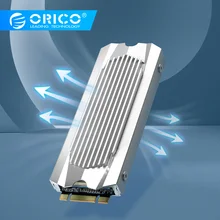 ORICO радиатор SSD Охлаждающий радиатор теплоотвод радиатор для M.2 NGFF PCI-E NVME 2280 SSD алюминиевый радиатор кулер