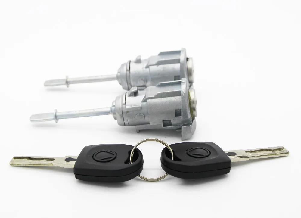 6L3837167/168B для VW SEAT IBIZA CORDOBA CADDY левый правый дверной замок цилиндр с 2 ключами|door lock