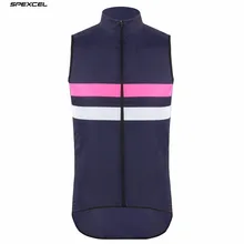 SPEXCEL переработанный ветрозащитный жилет с дышащей тканью сзади светоотражающий легкий жилет для велоспорта с высокой видимостью